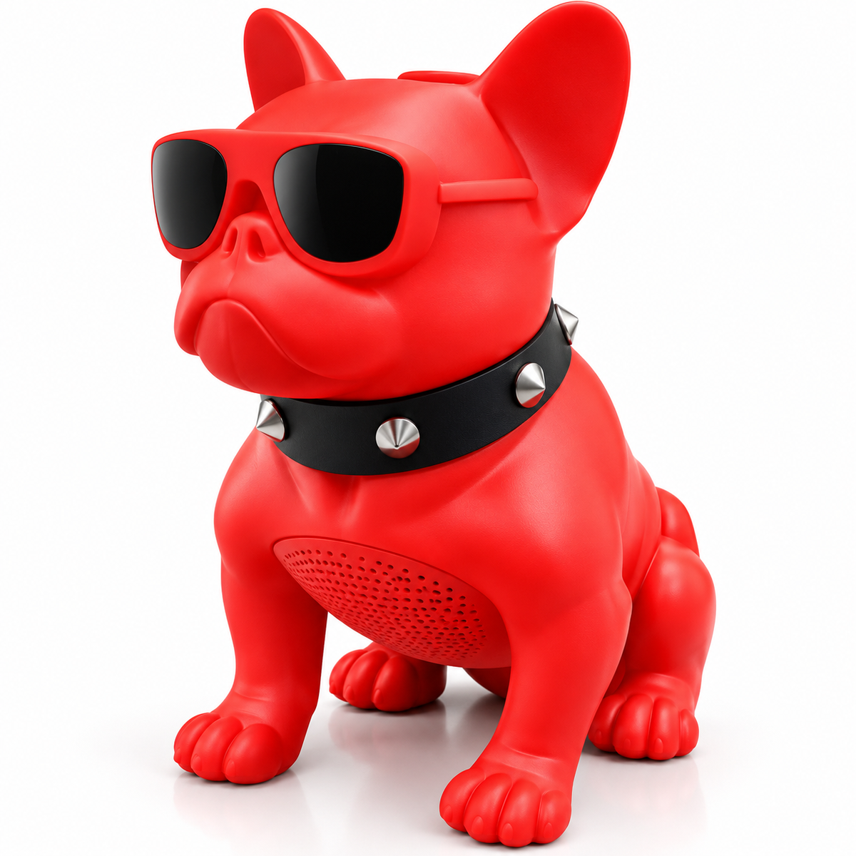 Bocina Portatil Recargable con Diseño Bulldog