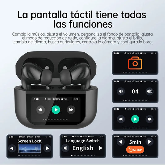 Audifonos G-TIDE Future Pod Pantalla Táctil y Cancelación de Ruido - Latyce