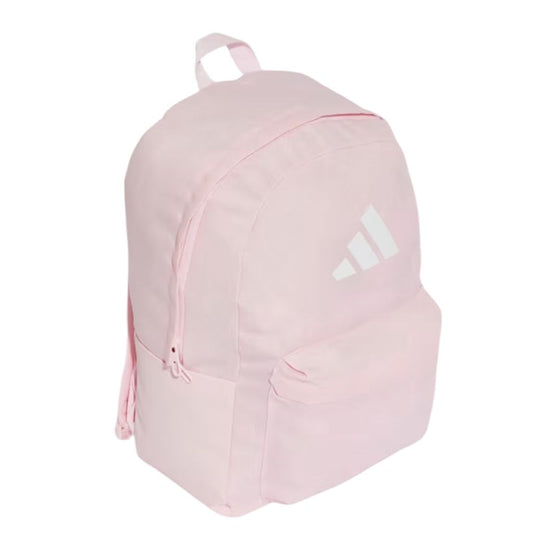 Mochila Adidas Classic 3 Barras Logo Rosa - IS7056