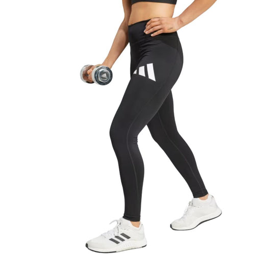 Mallas Adidas Largas Train Essentials Logo Corte Alto - JG3941 - vista 2 | LATYCE
