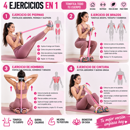 Banda de Alta Resistencia para Yoga - Latyce