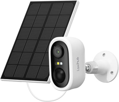 LAXIHUB Cámara Seguridad Exterior Solar Inalámbrica WiFi 3MP 2K