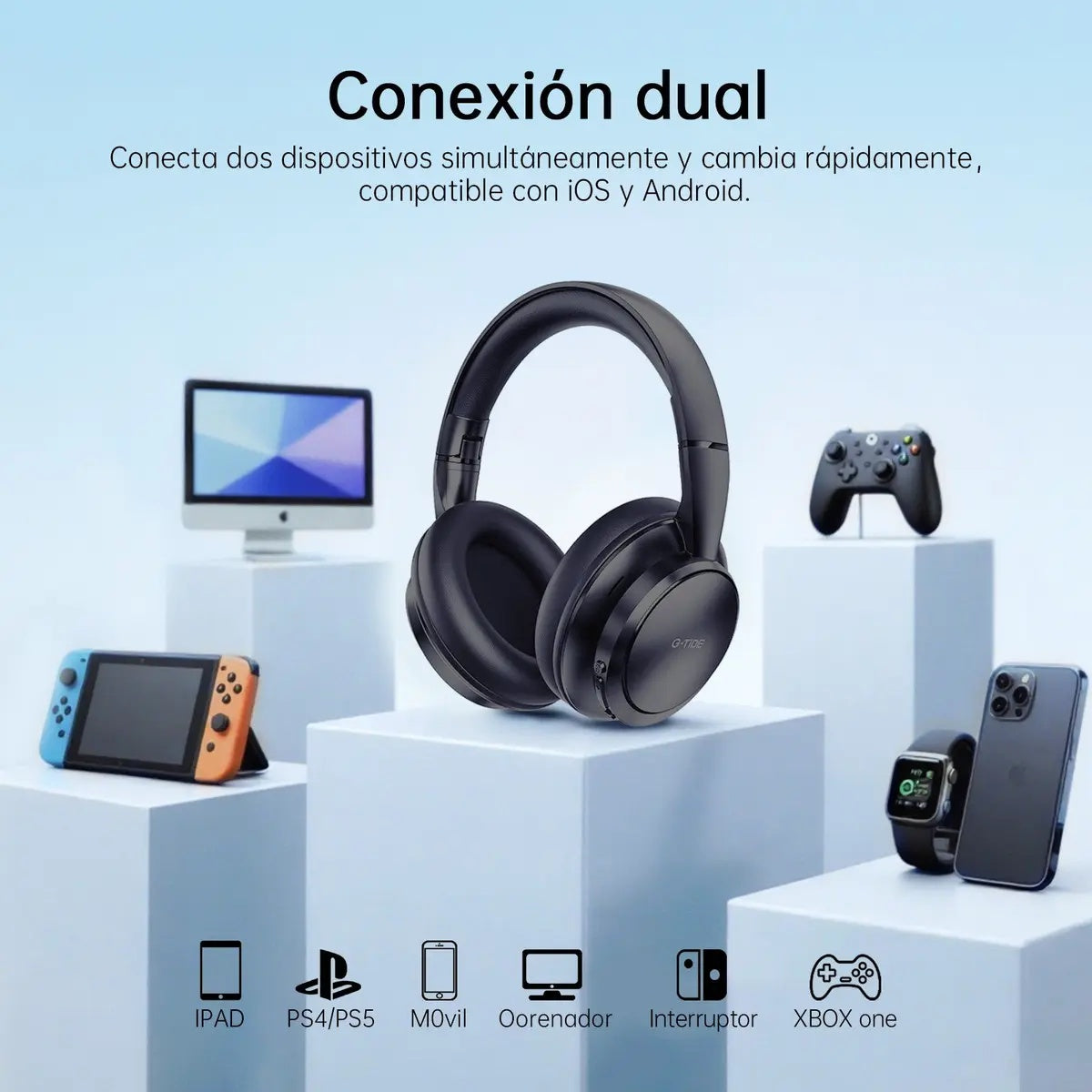 Auriculares Inalámbricos Supraaurales G-TIDE C1 Lite Hifi - Latyce