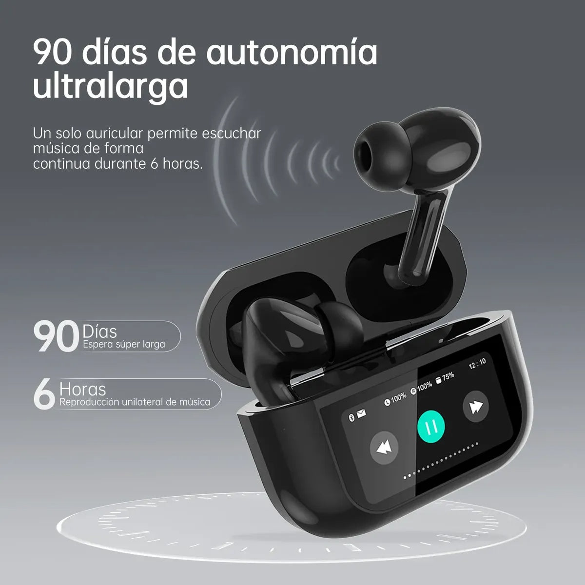 Audifonos G-TIDE Future Pod Pantalla Táctil y Cancelación de Ruido - Latyce