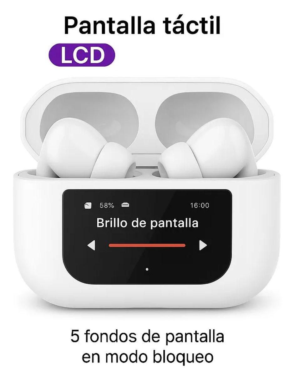 Audifonos Inalámbricos G-TIDE Future Pod con Pantalla Táctil y Cancelación de Ruido - Latyce