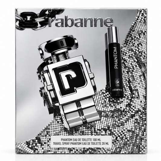 Rabanne Phantom Eau de Toilette Set Para Hombre 100 ml + 20 ml - Latyce