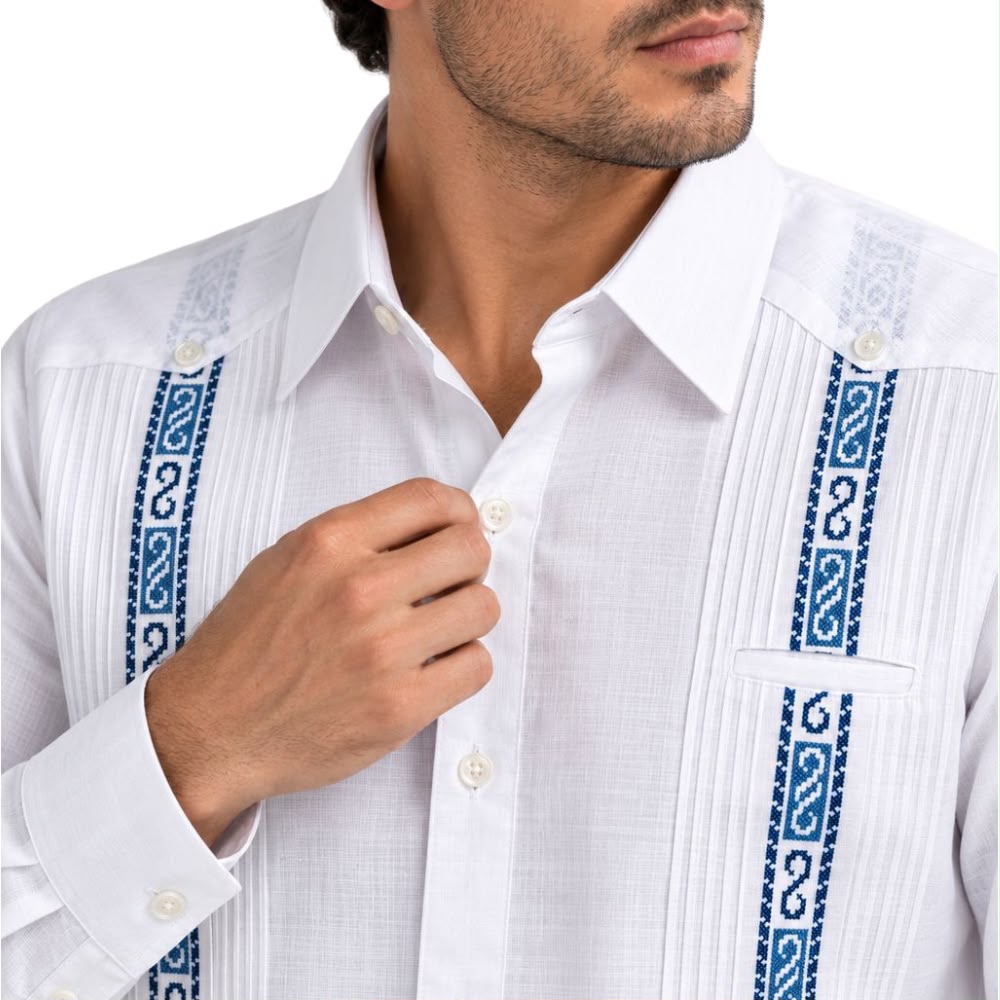 Guayabera para hombre Latyce