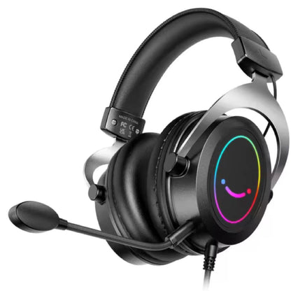 Audifonos Fifine Gaming RGB con Micrófono, Sonido Envolvente - Latyce