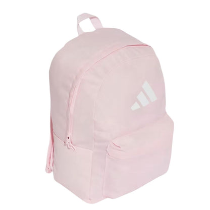 Mochila Adidas Classic 3 Barras Logo Rosa - IS7056