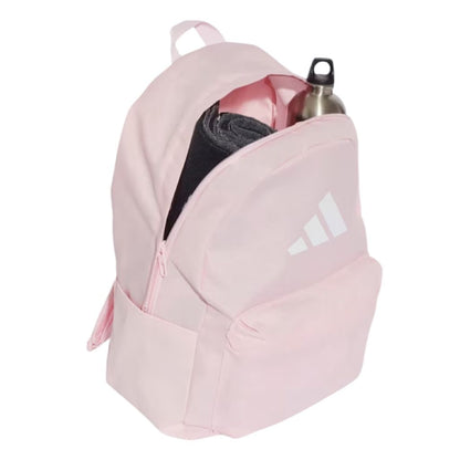 Mochila Adidas Classic 3 Barras Logo Rosa - IS7056