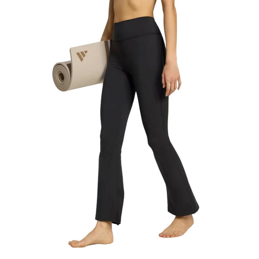 Mallas Adidas All Me Essentials Acampanadas Corte Alto Mujer - JW7667 - vista 2 | LATYCE