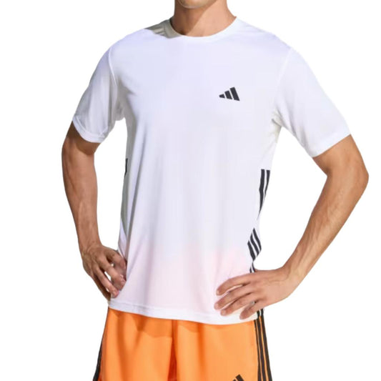 Playera Adidas Workout Essentials Base 3 Franjas Hombre - KD0699 - vista 2 | LATYCE