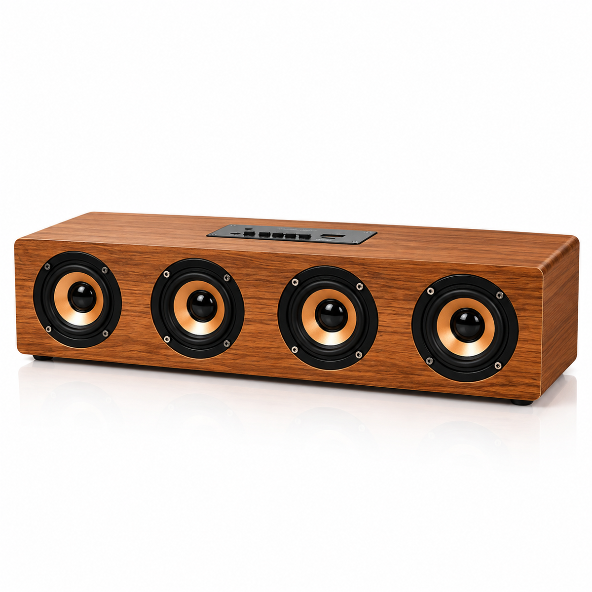 Bocina Bluetooth KTS-1108 Barra Tipo Madera |  - Latyce